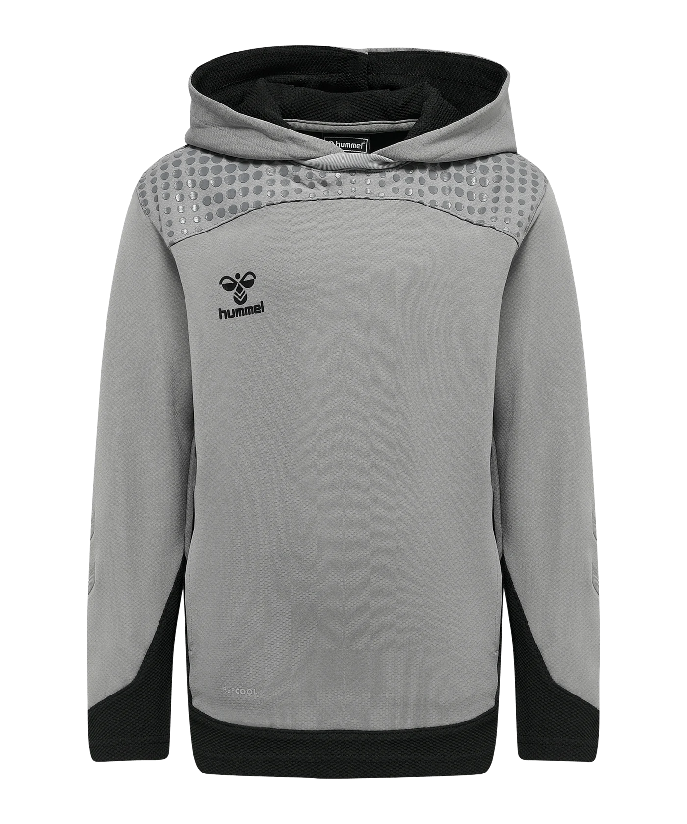 Hummel hmlLEAD Poly Hoody Kids Grau F2006