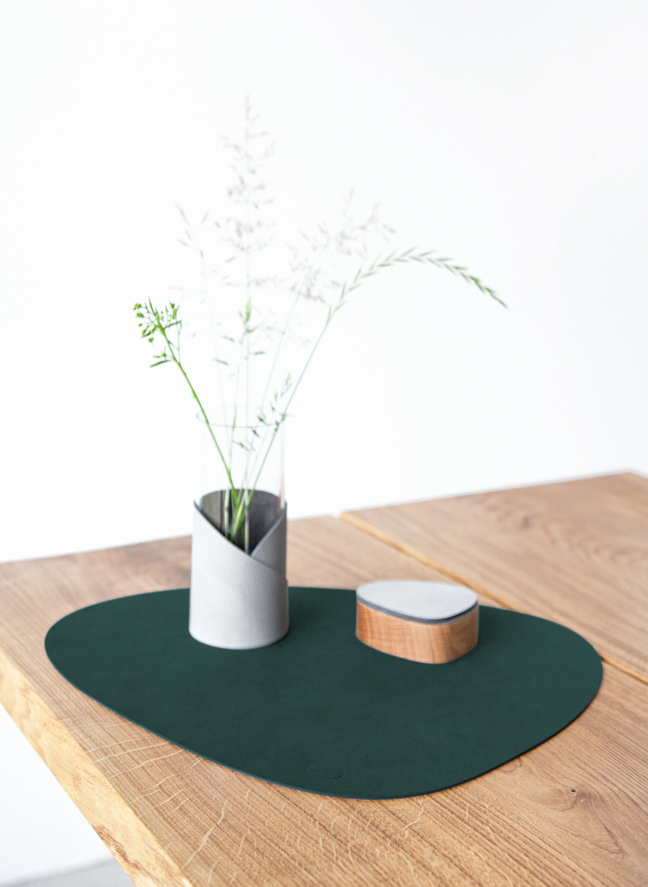 LINDDNA Tischset CURVE L aus Leder