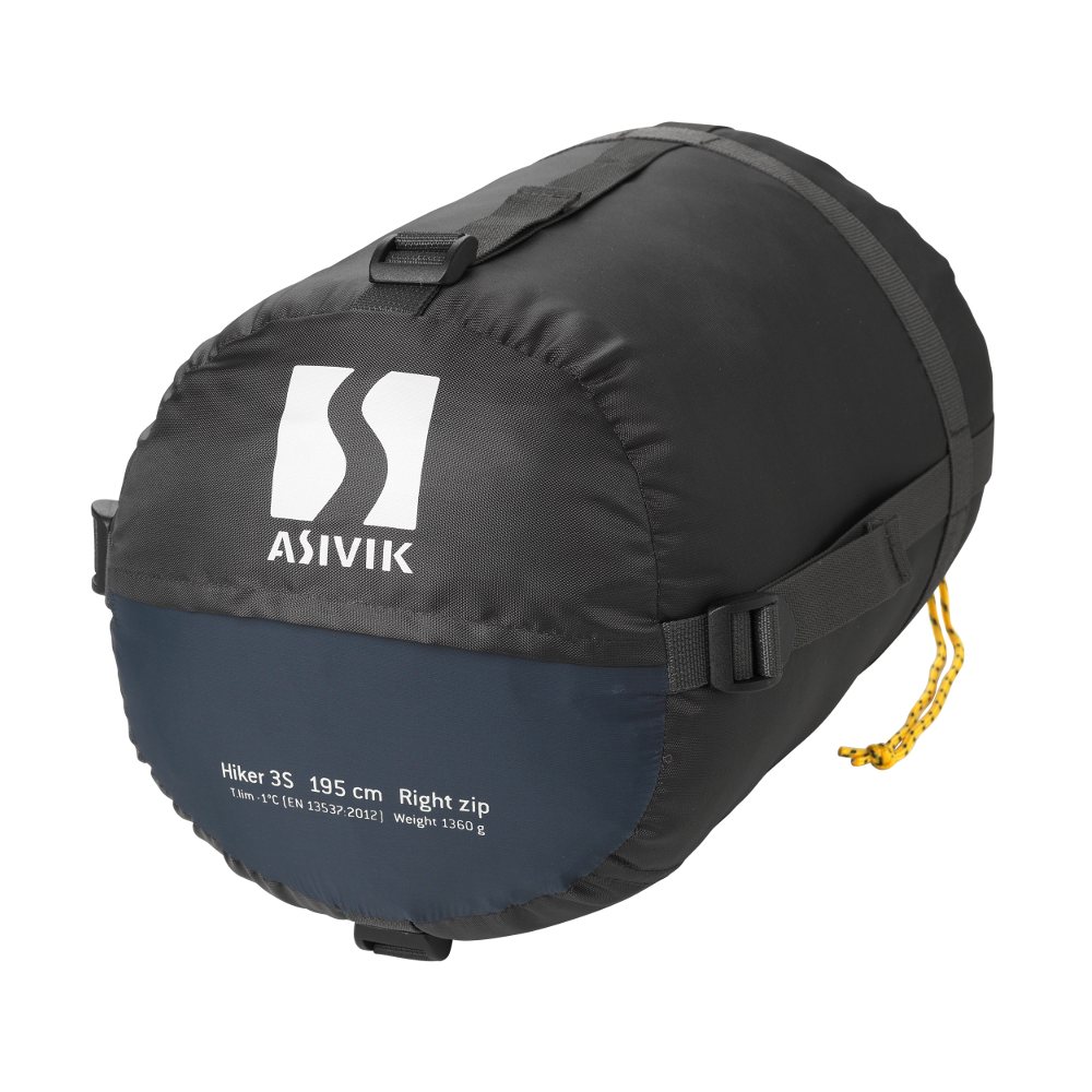 Asivik Hiker 3S 195H, sovepose