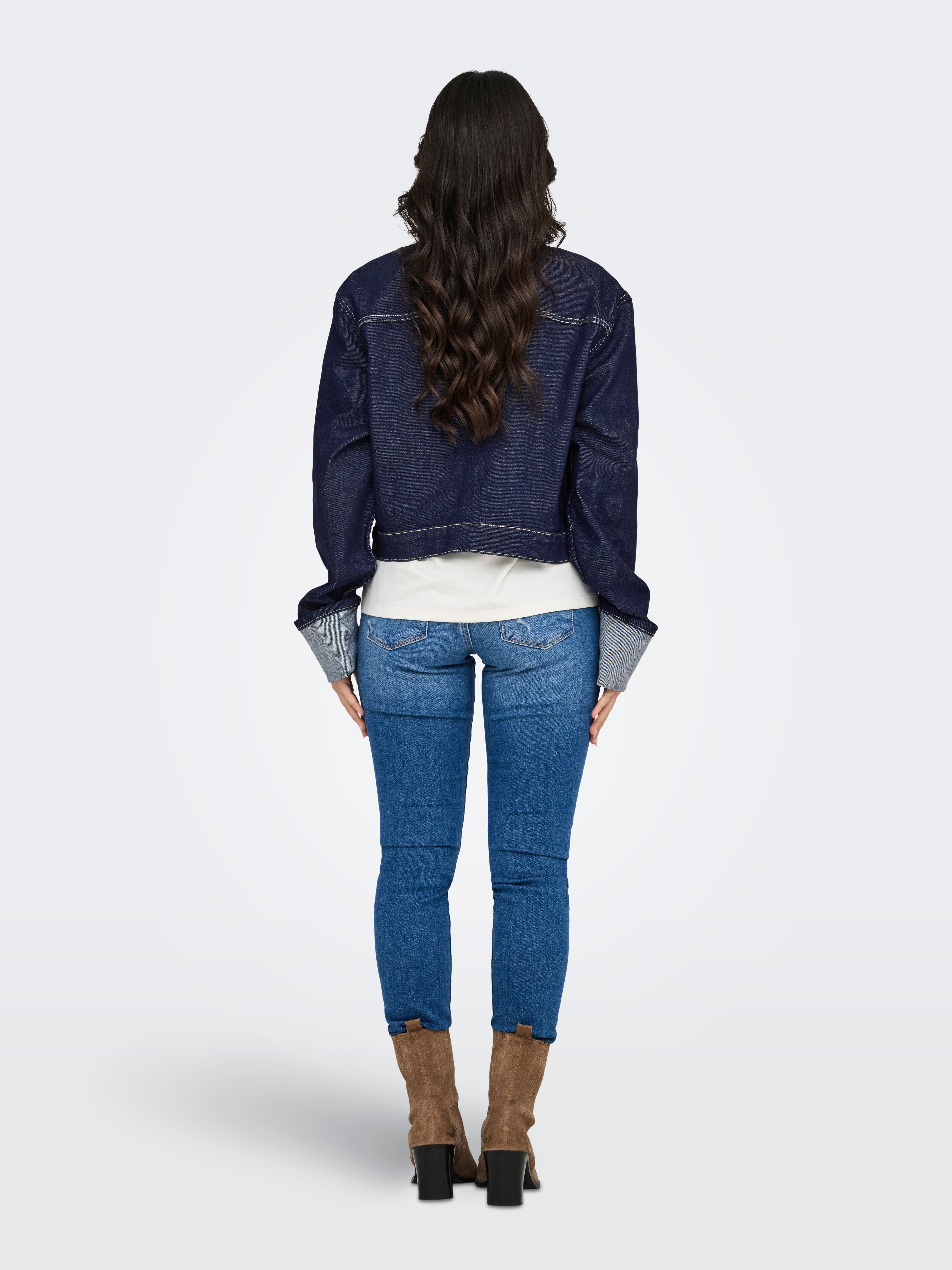 ONLMERCER Jeansjacke Dark Blue Denim