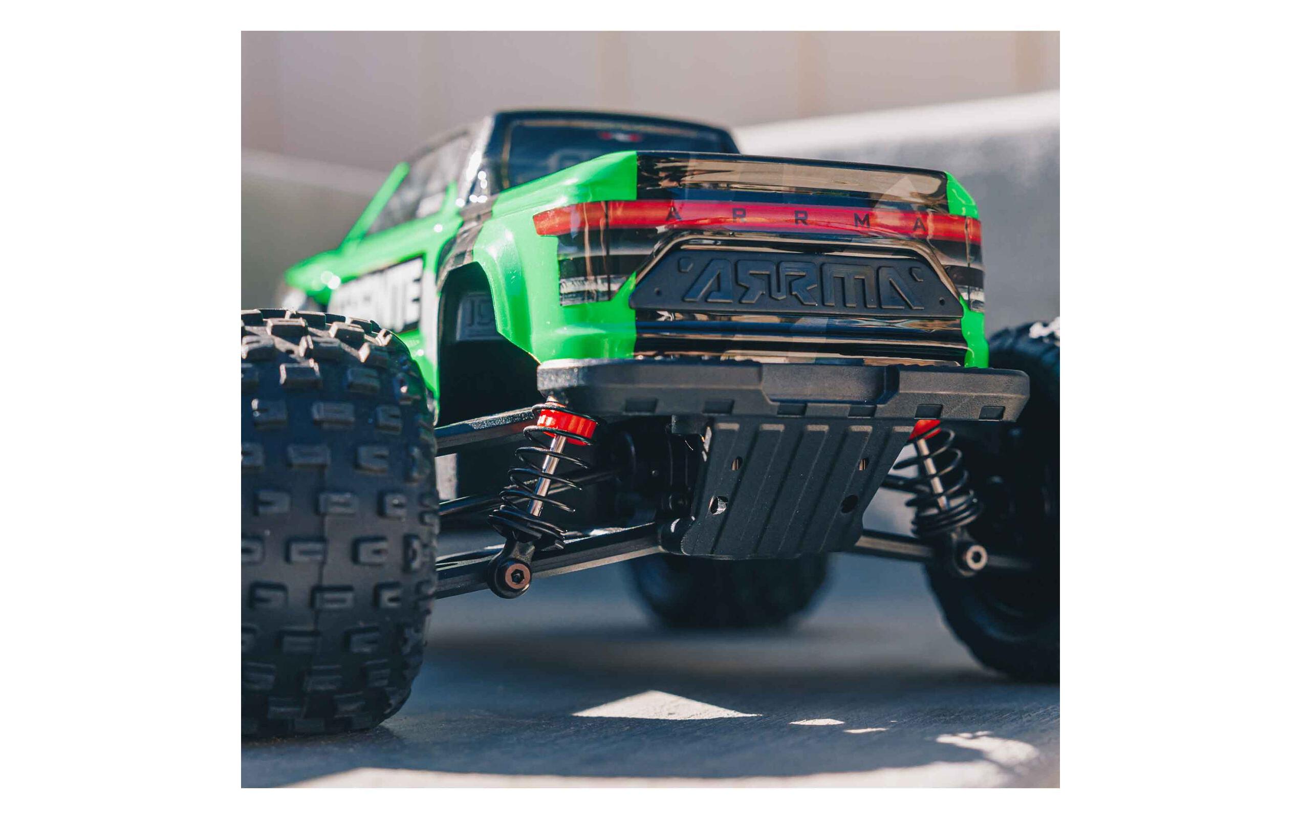 Monster Truck Granite Grom Mega 380 Grün, RTR, 1:18<br>Robuster 4wd mini Monstertruck mit Spektrum Technik