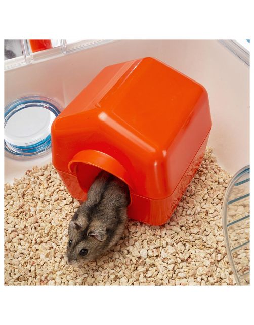 Ferplast Hamsterkooi Combi 1 - Dierenverblijf - 40.5x29.5x22.5 cm Wit