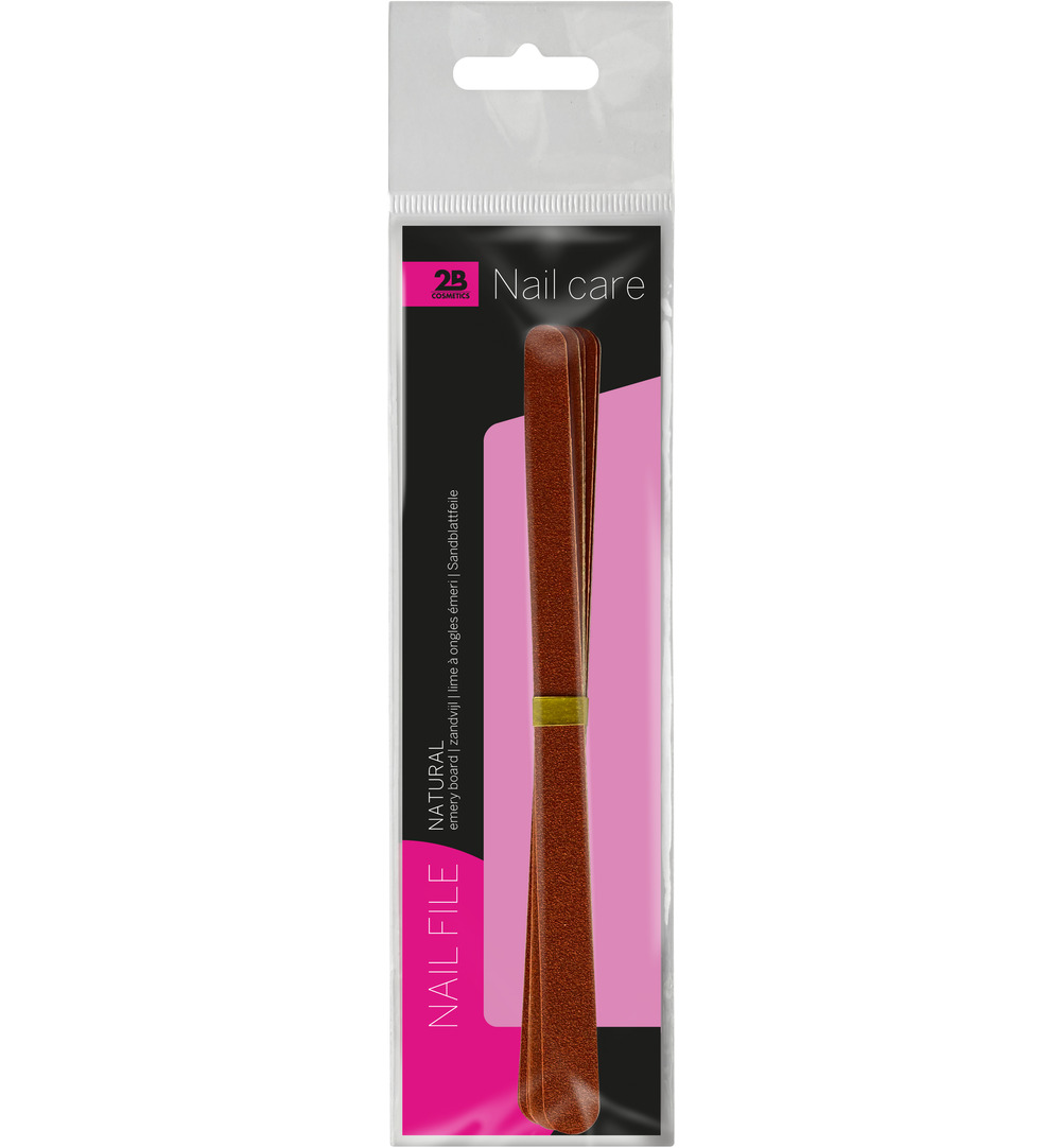 2b Natural file (5 stuks)