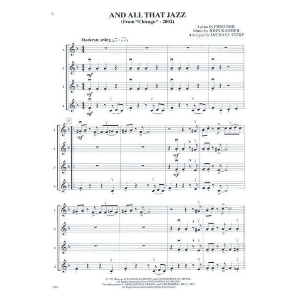 Alfred Music Publishing Movie Quartets for All Violin