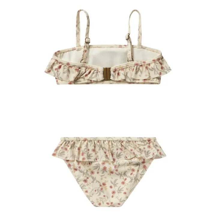 Rylee + Cru Maillot 2 Pièces Parker Fleuri | Ecru