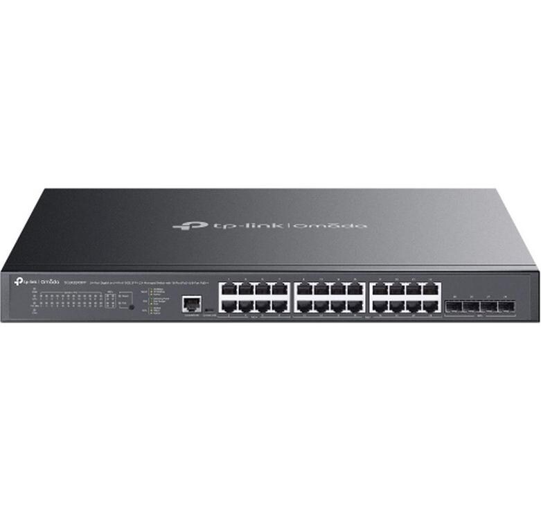 SG3428XMPP 24 Port<br>Omada 24-Port Gigabit and 4-Port 10GE SFP+ L2+ Managed Switch mit 16-Port PoE+ & 8-Port PoE++