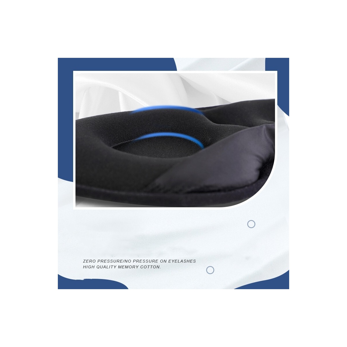 3D sovemaske med ørepropper