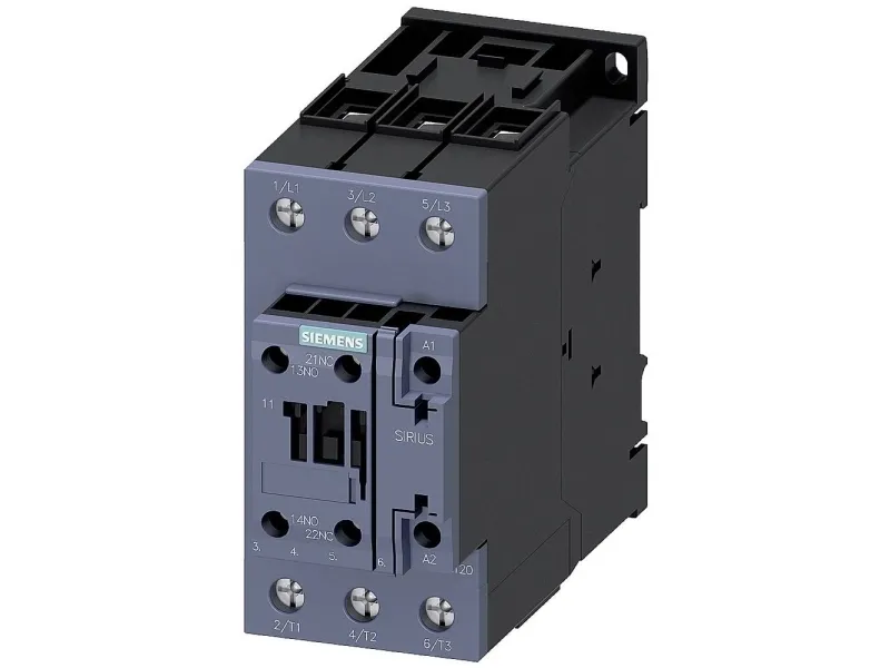 Siemens 3RT2035-1AP00 Kontaktor 3 x afbryder 18.5 kW 230 V/AC 40 A med hjælpekontakt 1 stk