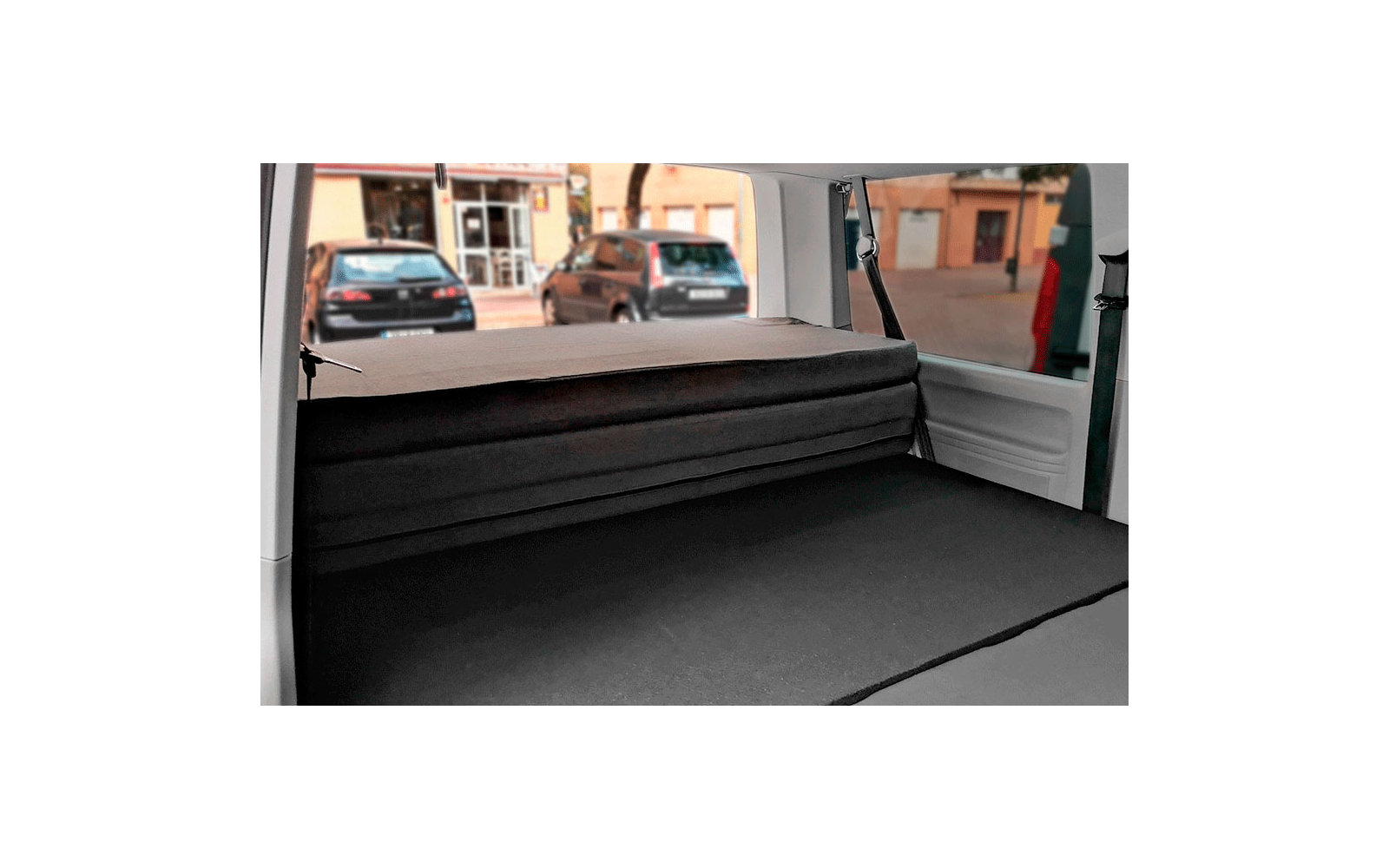 K`Foam Faltmatratze mit Visko für Hinterraum VW T5 / T6 / T6.1 Multivan, Caravelle und California Beach