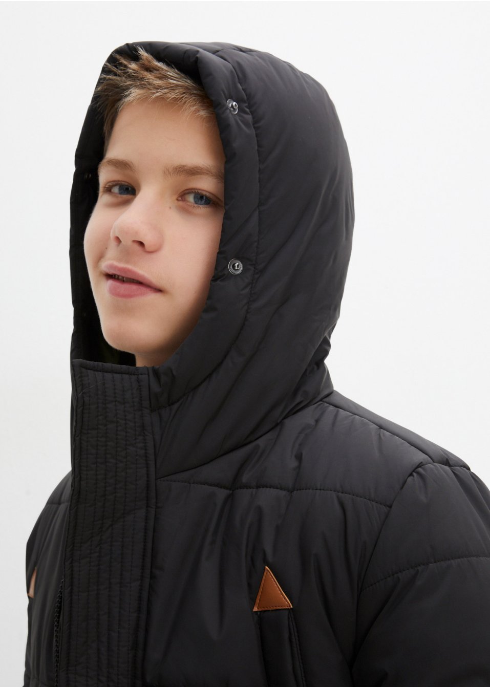 Veste d'hiver garçon pratique à capuche