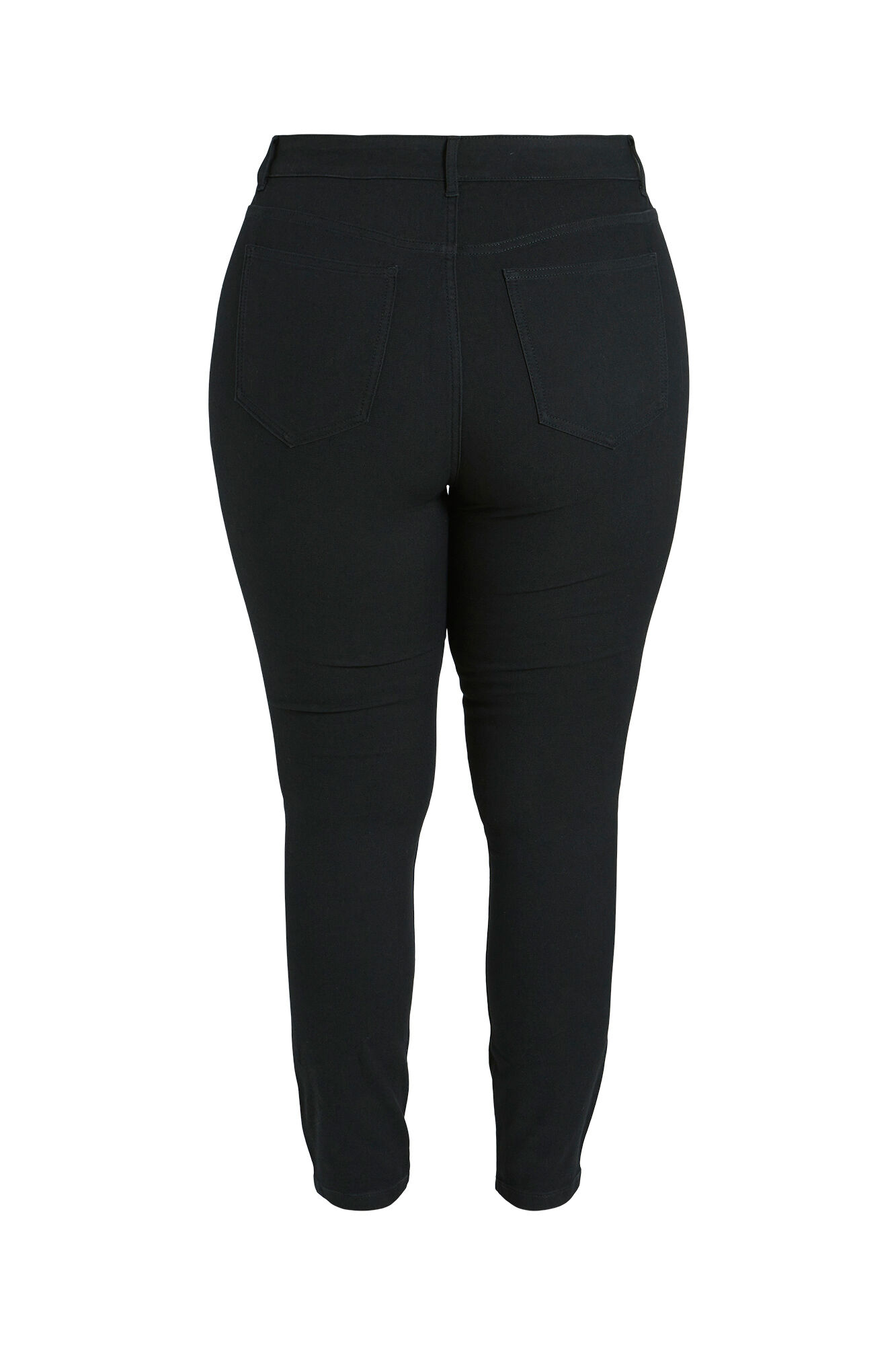 Skinny jeggins de tiro alto de Evoked by Vila - Negro