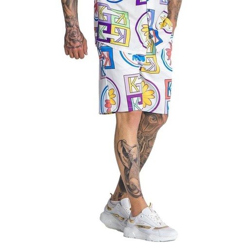 Gianni Kavanagh - PantalonTiles Multicolor Blanco Blanco