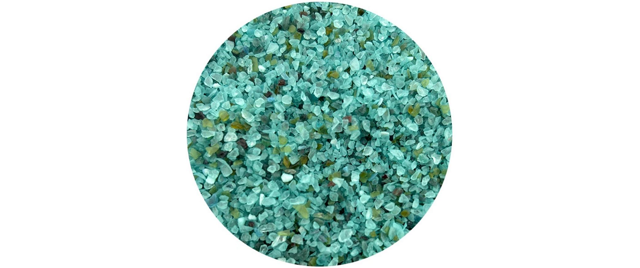 Versiegelung Glass Roxx 150g. TürkisGlasgranulat