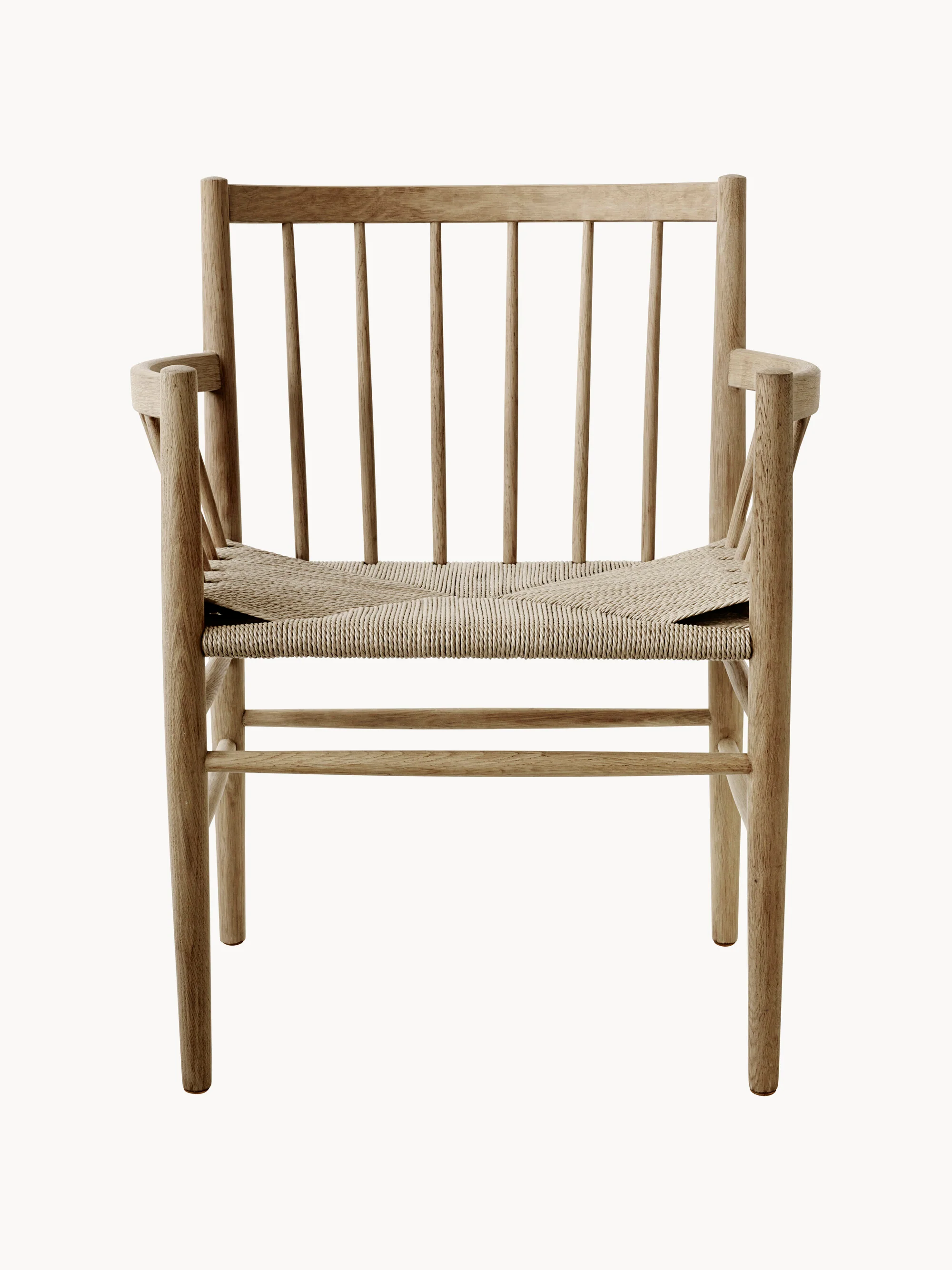 Eikenhouten armleunstoel J81