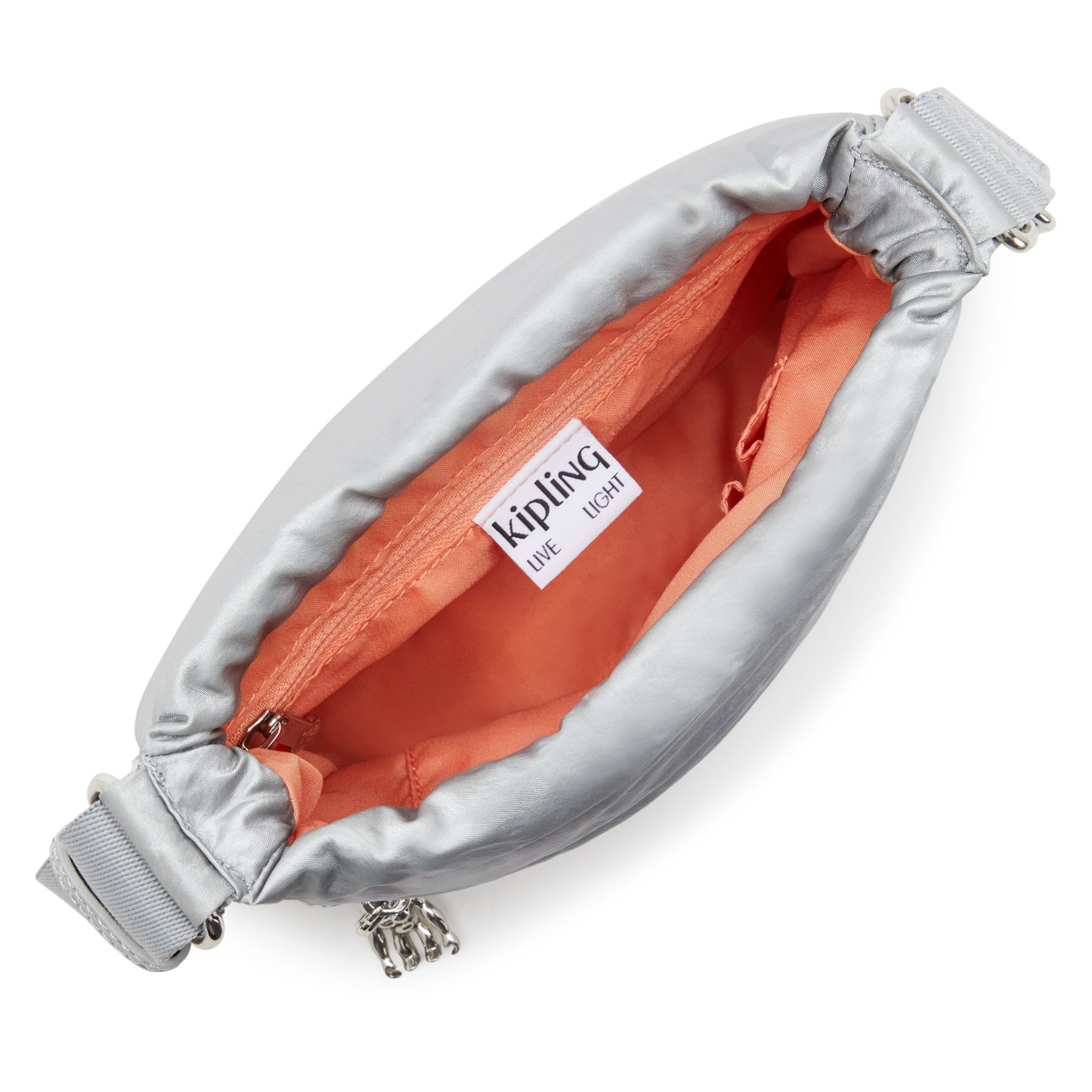 JAMIR  Petit sac à bandoulière avec cordon de serrage et sangle ajustable - Silver Glam
