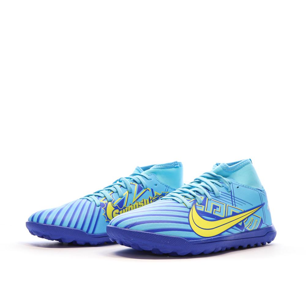 Nike Chaussures de foot Bleues Junior Nike Superfly 9 Club