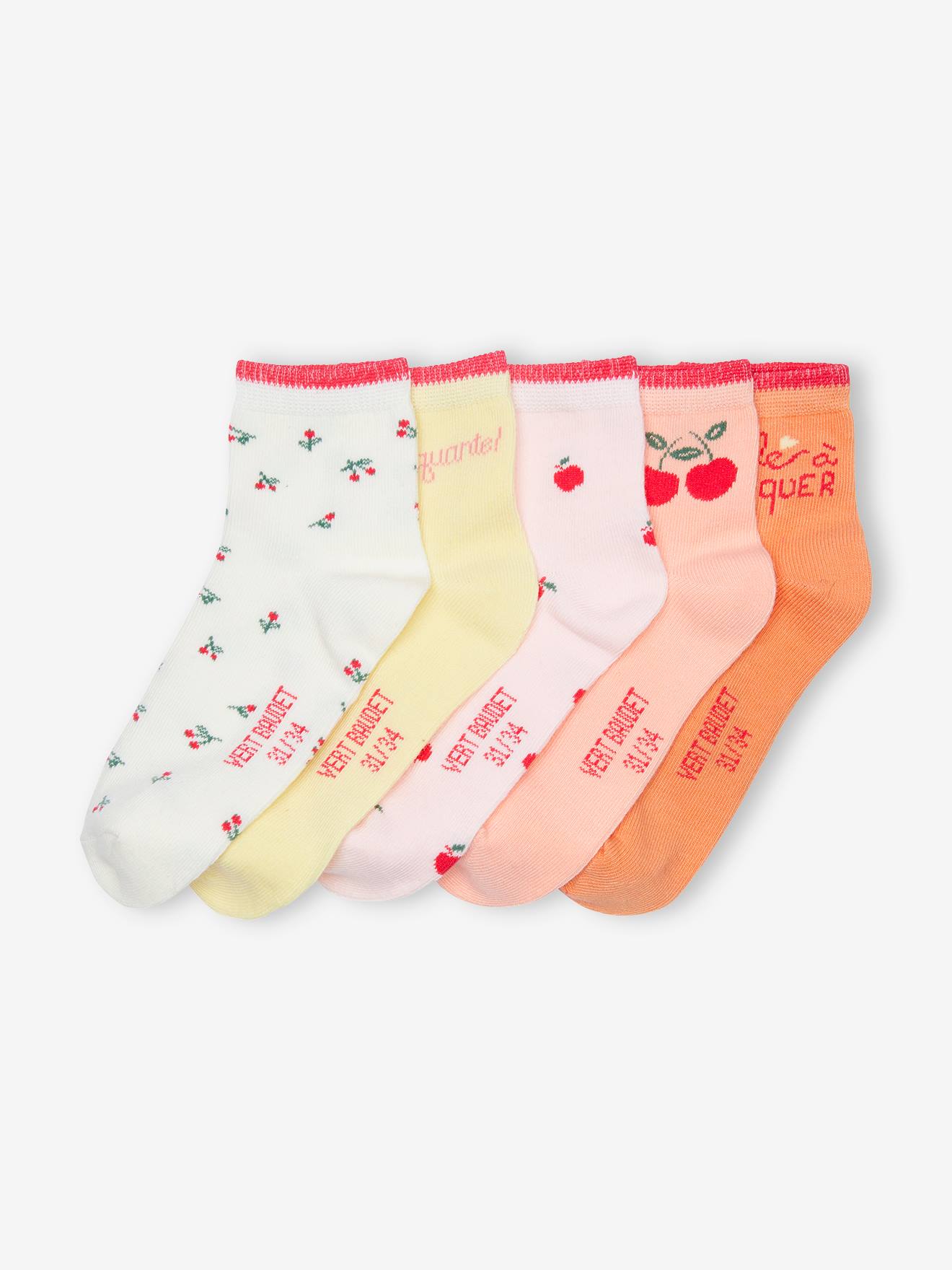Pacote com 5 pares de meias 