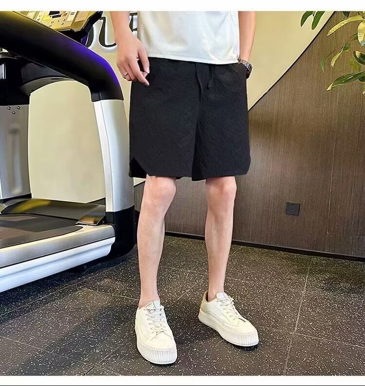 Capbrew - Effen shorts met trekkoordtaille