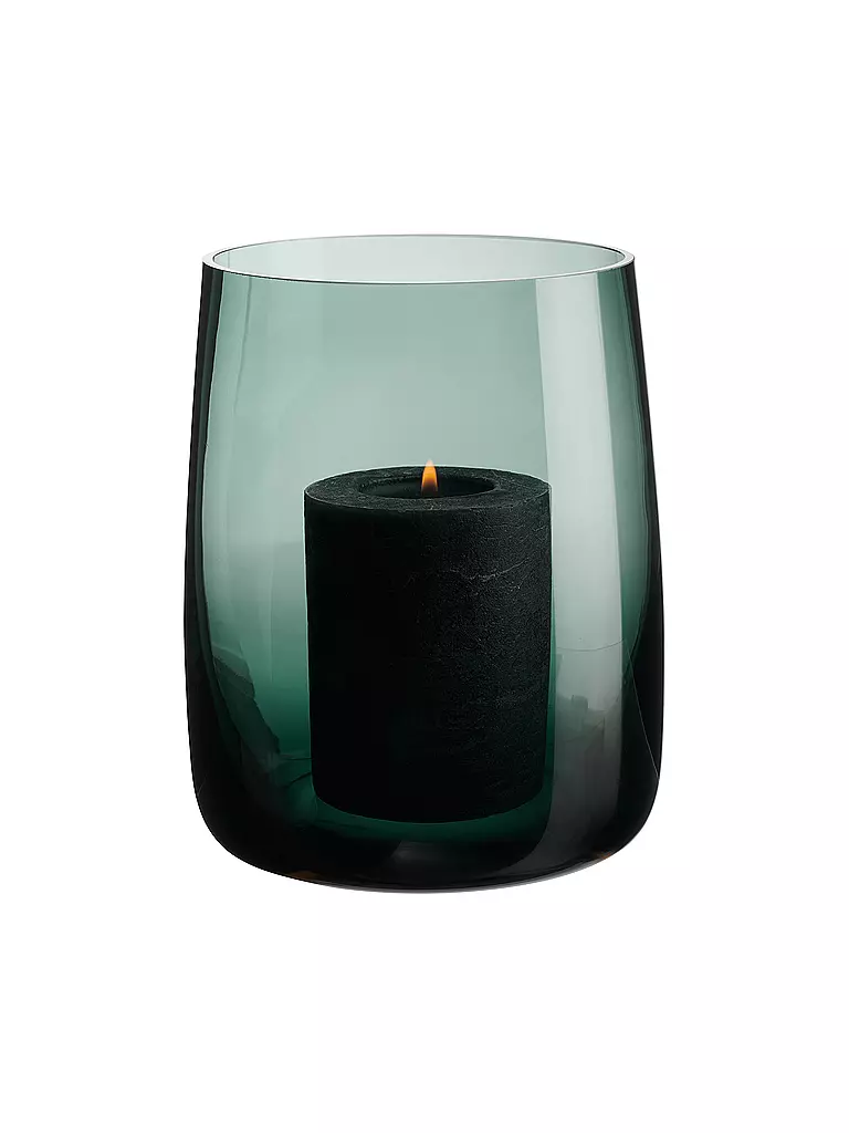ASA SELECTION Vase - Windlicht AJANA 18cm Green dunkelgrün