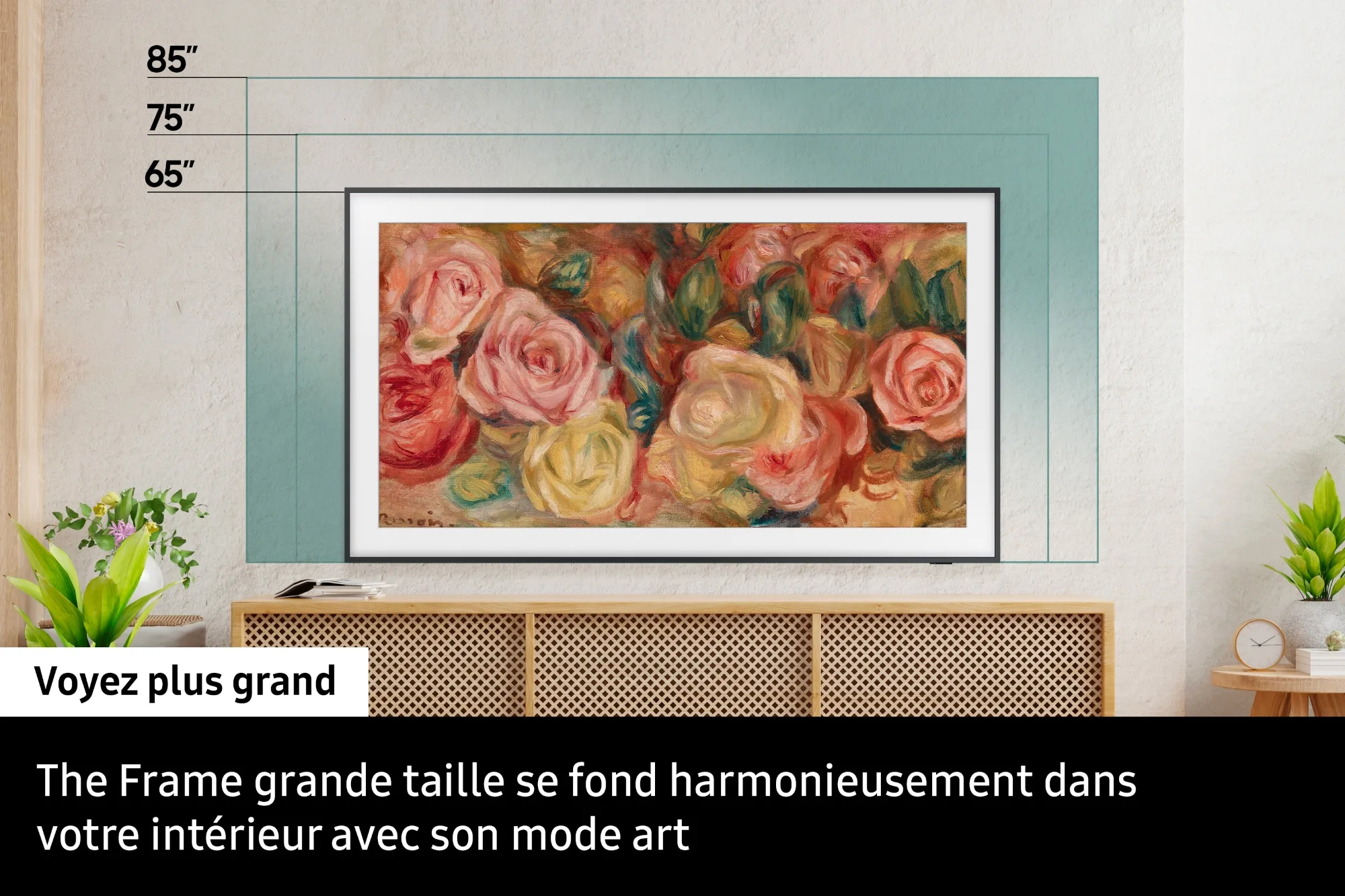 Samsung The Frame TQ65LS03D Lifestyle TV
