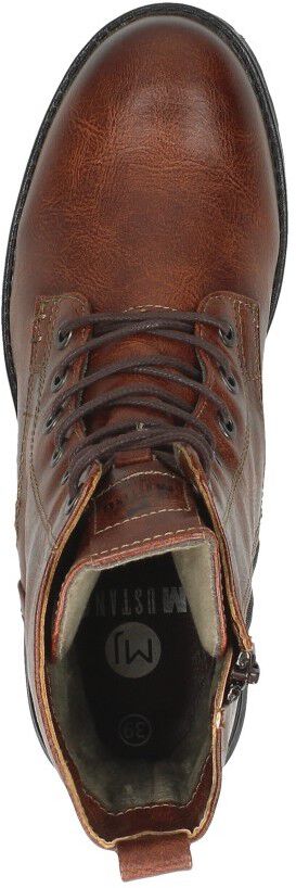 Mustang Dames veterschoenen cognac