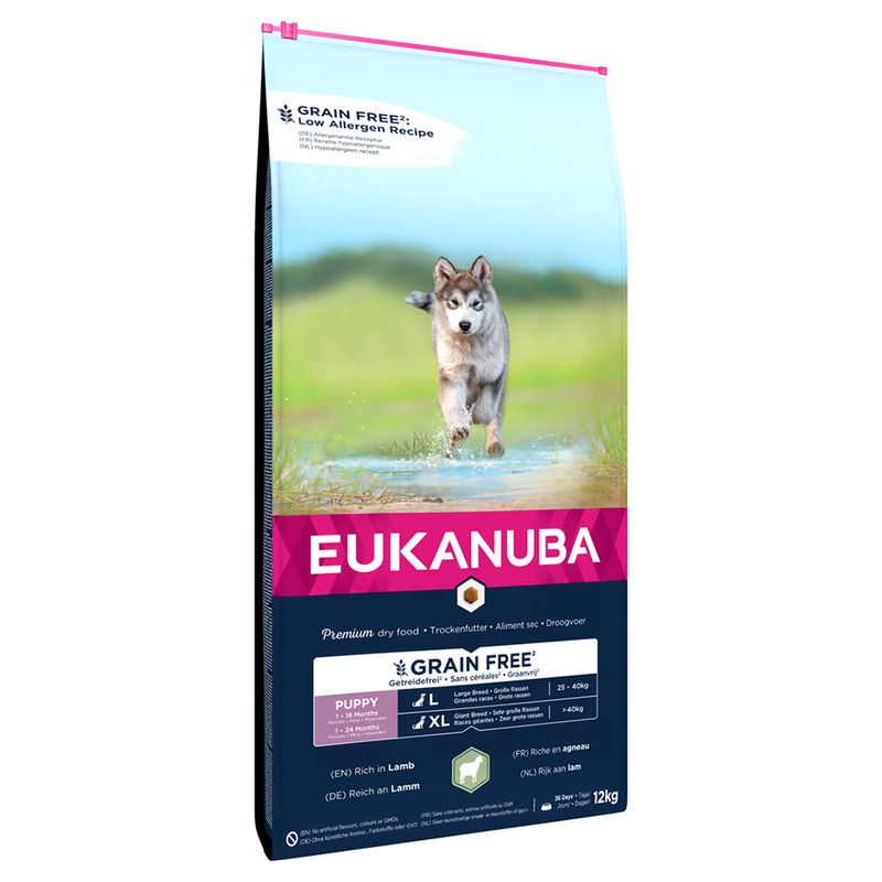 Eukanuba Grain Free Puppy Large Breed agneau