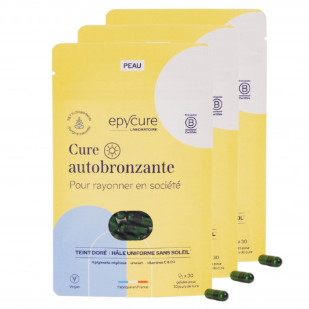 Epycure Laboratoire Cure autobronzante 3 mois