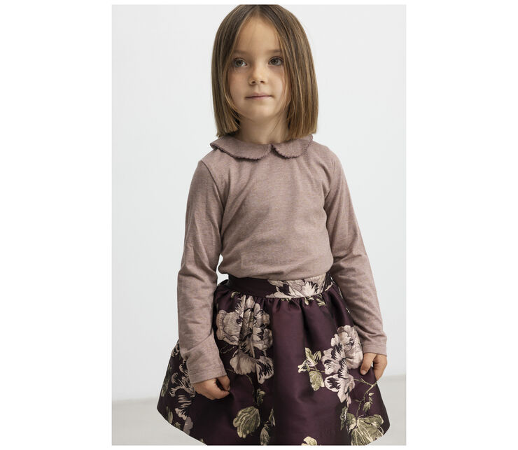 MarMar Copenhagen Sunita Deep mulberry jacquard