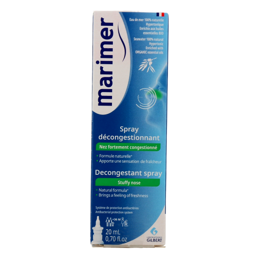 Marimer Spray Décongestionnant Nez Fortement Congestionné