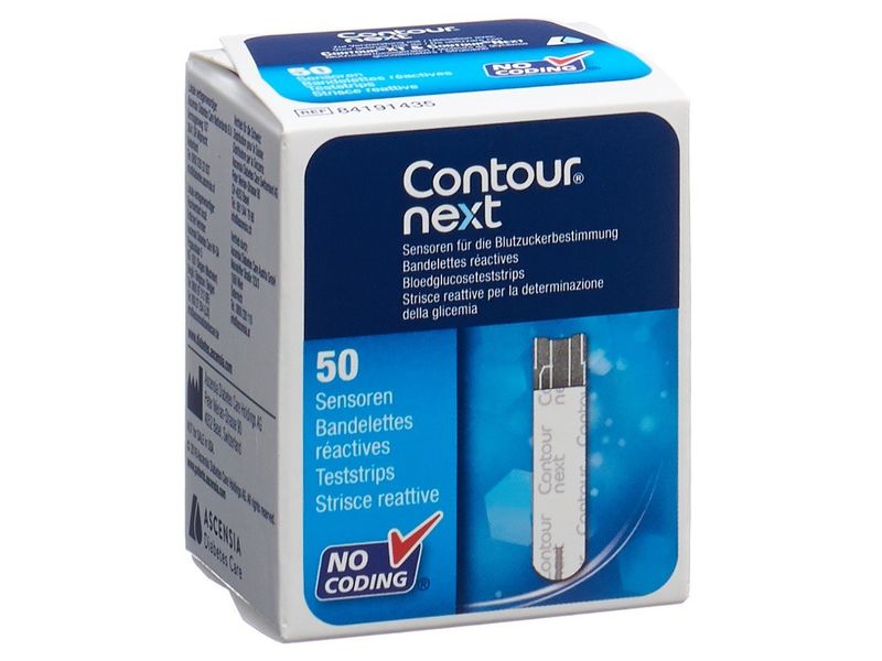 Contour next Sensoren 50 Stück Teststreifen