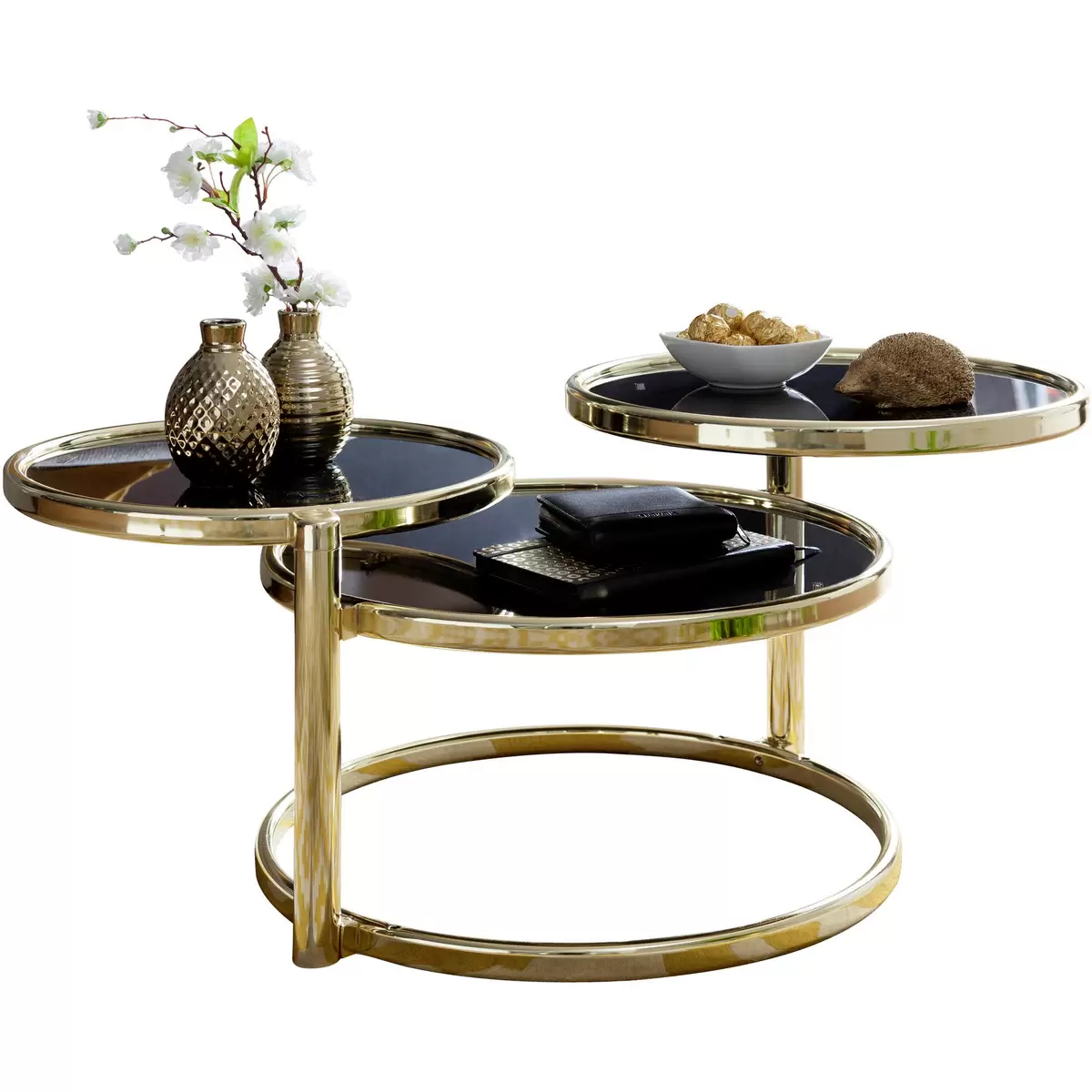 Couchtisch Paradas gold,schwarz