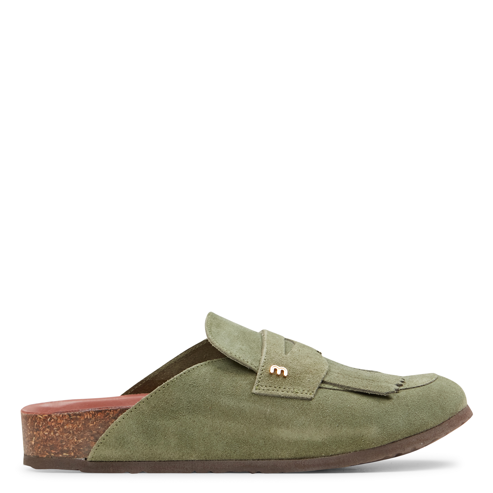 PIERRICH - Mules plates en cuir | Vert