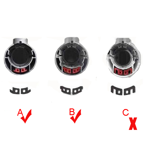Ersatz Saugrohr Metall Verlängerungs Stange für Dyson Staubsauger V6 / DC58 / DC59 / DC61 / DC62 / DC74 - Violett