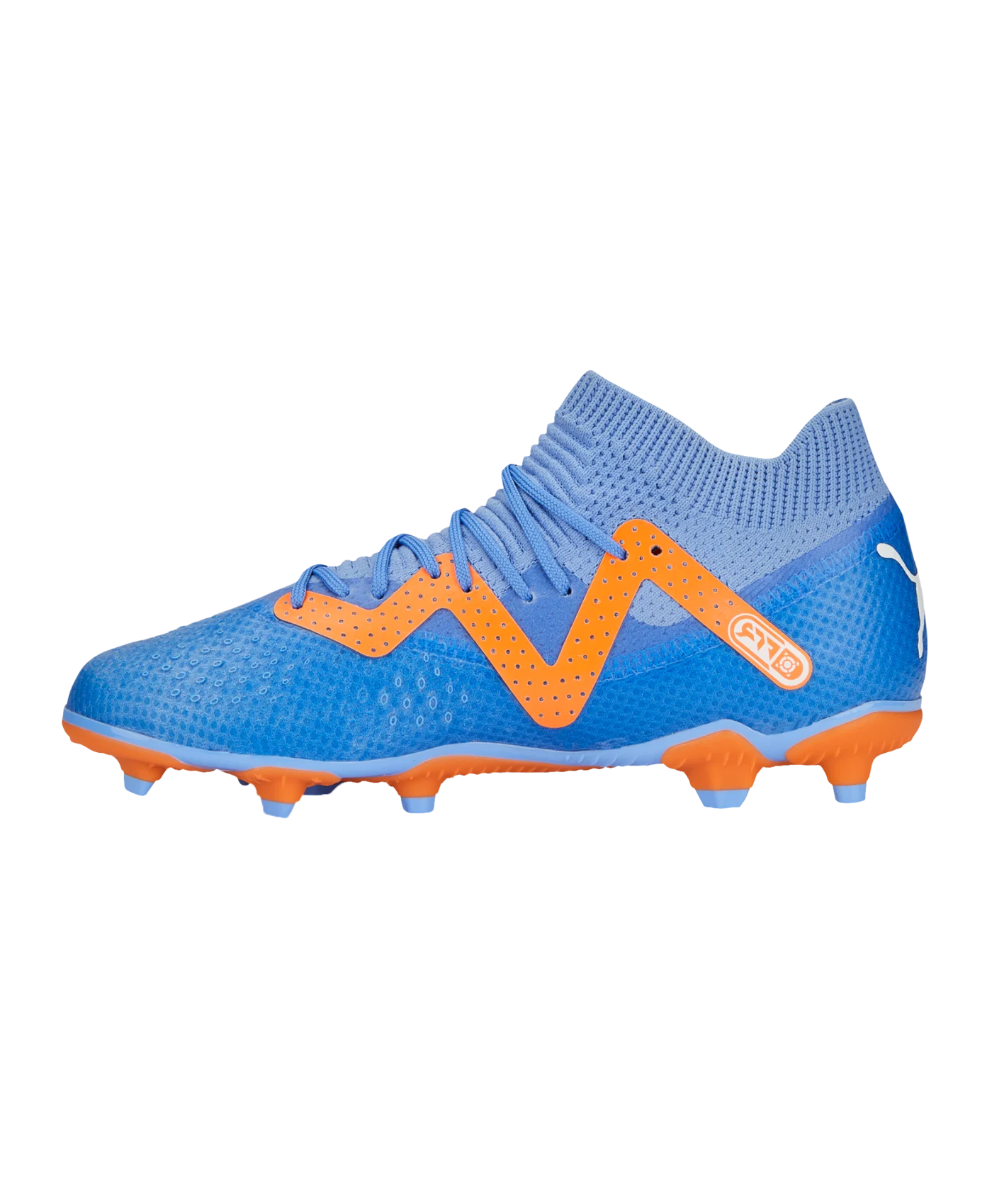 PUMA FUTURE Pro FG/AG Supercharge Kids Blau Orange F01