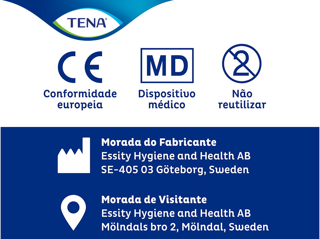 PENSOS INCONTINÊNCIA TENA SILHOUETTE PRETO MINI 18 UN