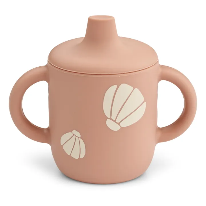 Liewood Tasse d'apprentissage Neil en silicone | Shell/Pale tuscany