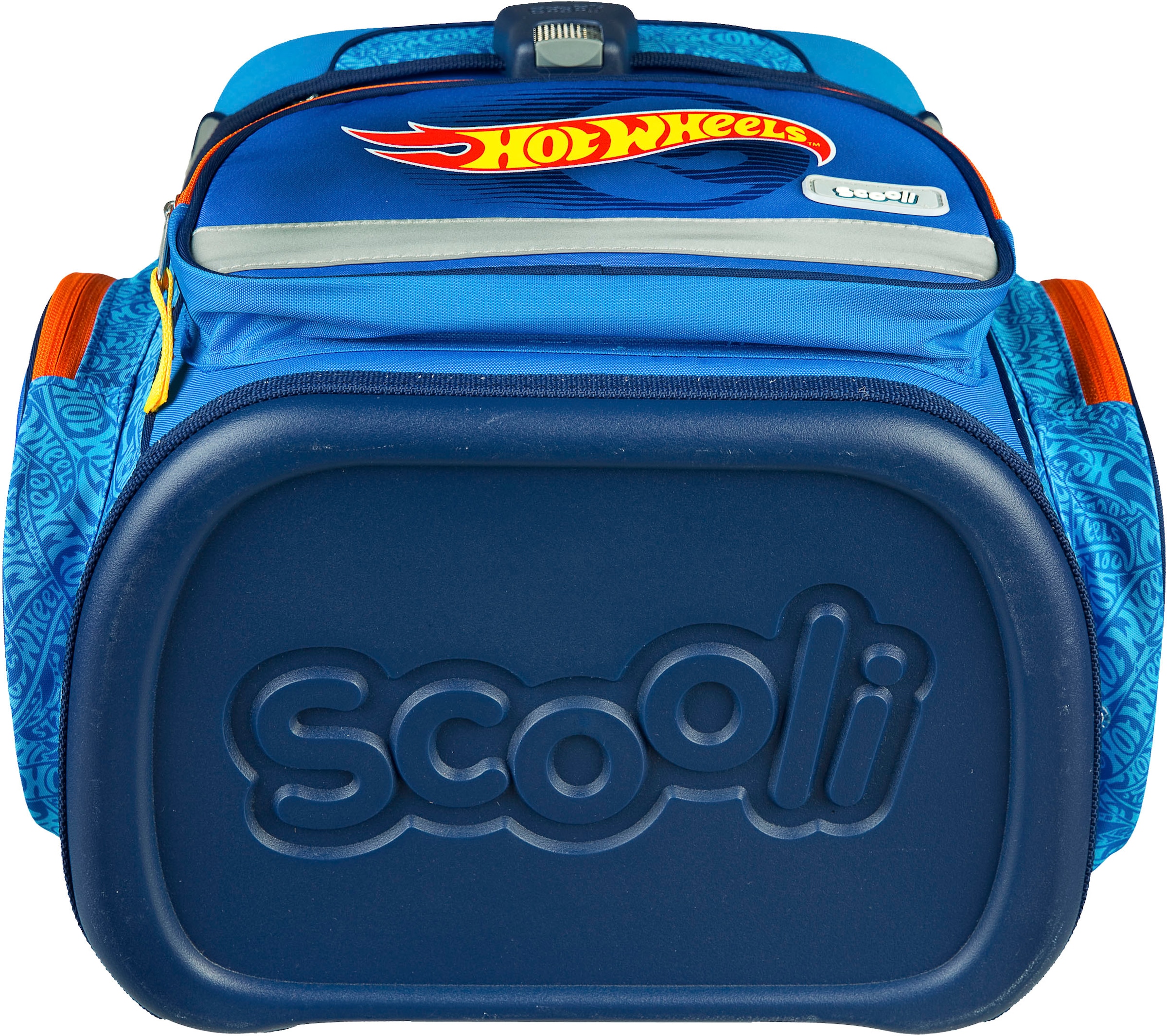 Scooli Schulranzen »EasyFit, Hot Wheels« Reflektoren