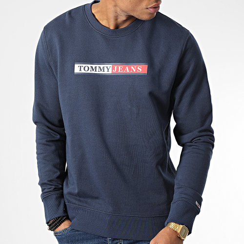 Sweat Crewneck Essential Graphic 5007 Bleu Marine