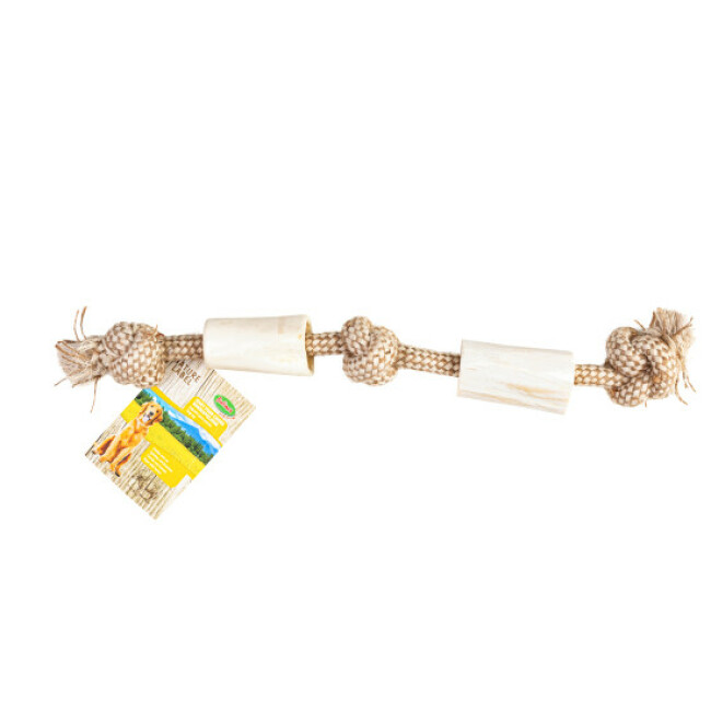 Corde avec os Nature Label Bubimex