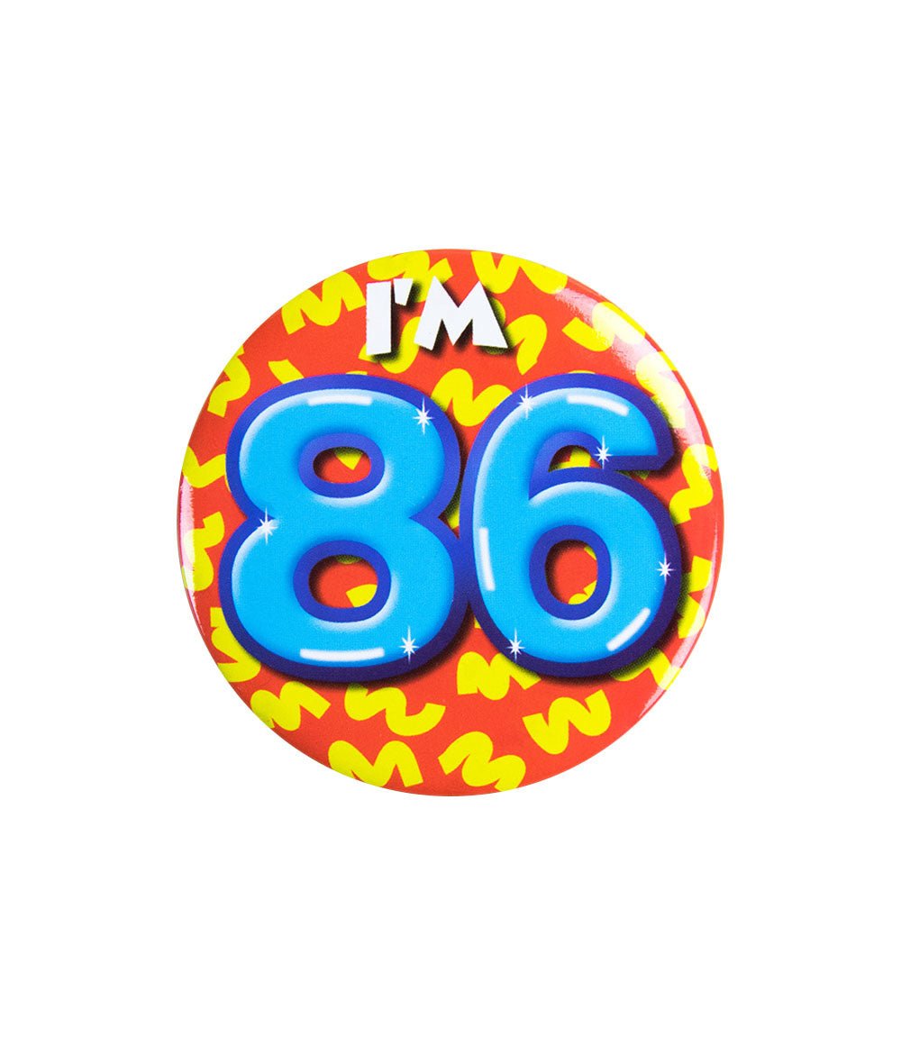 I'm 86 Button 86 Jaar 5,5cm