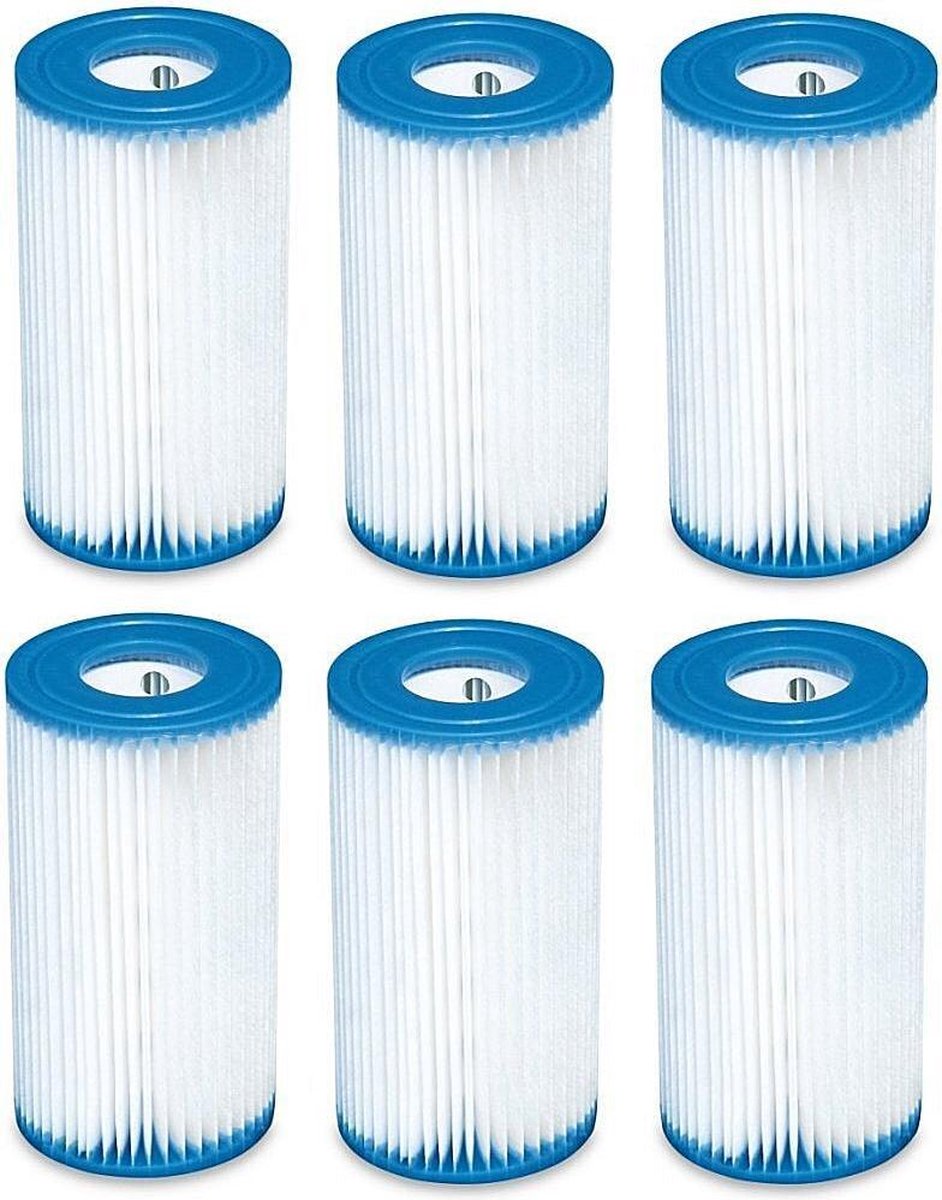 Intex set van 6 Type a Filter Cartridges