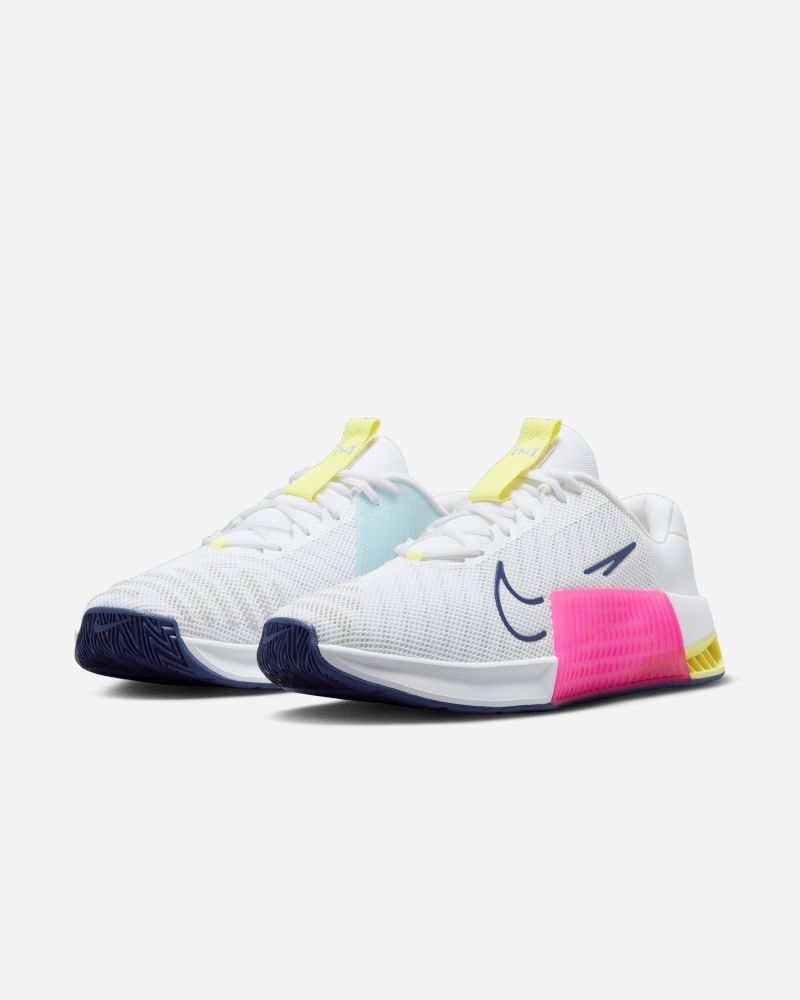 Chaussures de training Nike Metcon 9 Blanc/Orange/Rose pour homme