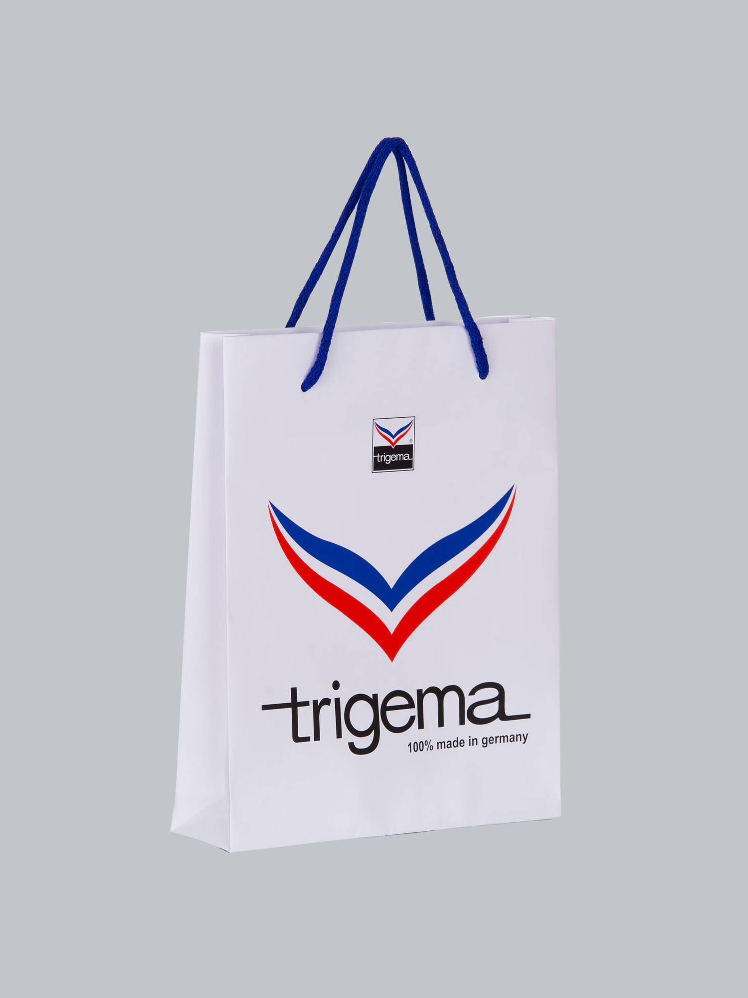 Geschenktasche aus festem Papier Weiss
