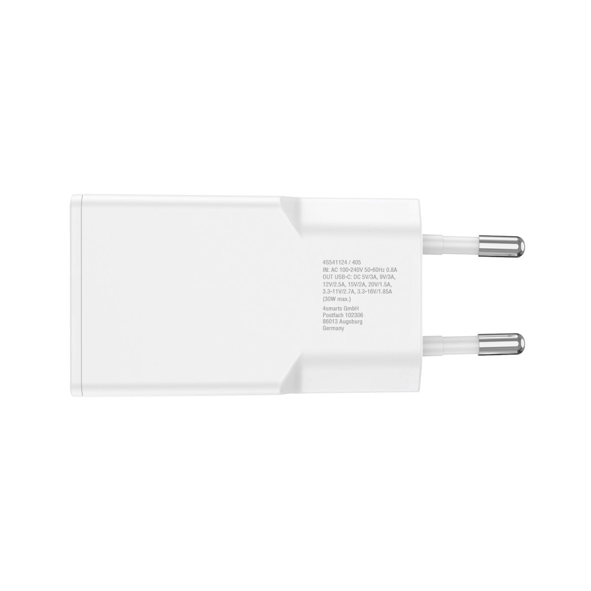 4smarts Schnelllade-Gerät »PDPlug Slim 30W GaN 1x USB-C«