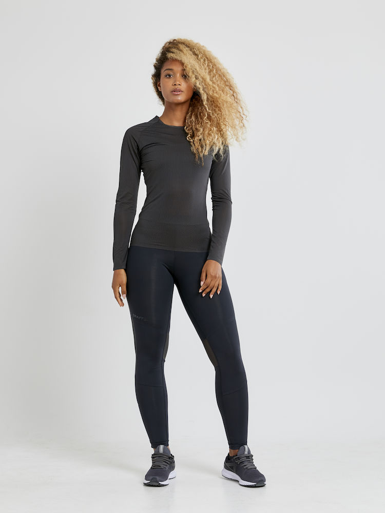Craft Pro Dry Nanoweight Women langærmet trøje sort