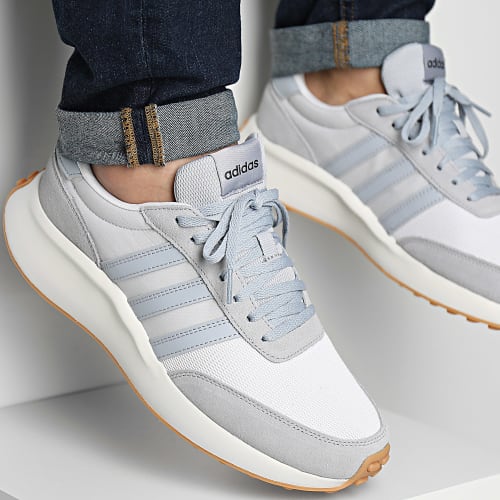 Baskets Run 70s ID1874 Dash Grey Halo Silver Cloud White