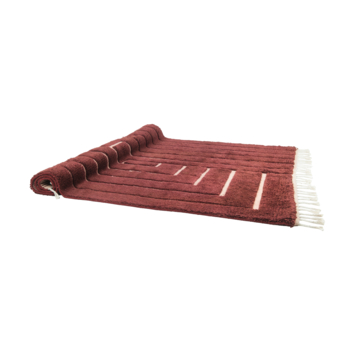Vloerkleed Berber Mumbai Bordeaux 160x230 cm