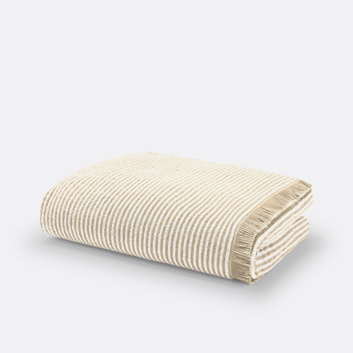 LA REDOUTE INTERIEURS<br>Toalha felpuda às riscas Malo 500 g/m²