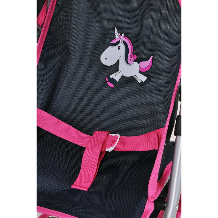 knorr toys® Puppenbuggy Jogger Lio - UMA. Das Einhorn blue blau
