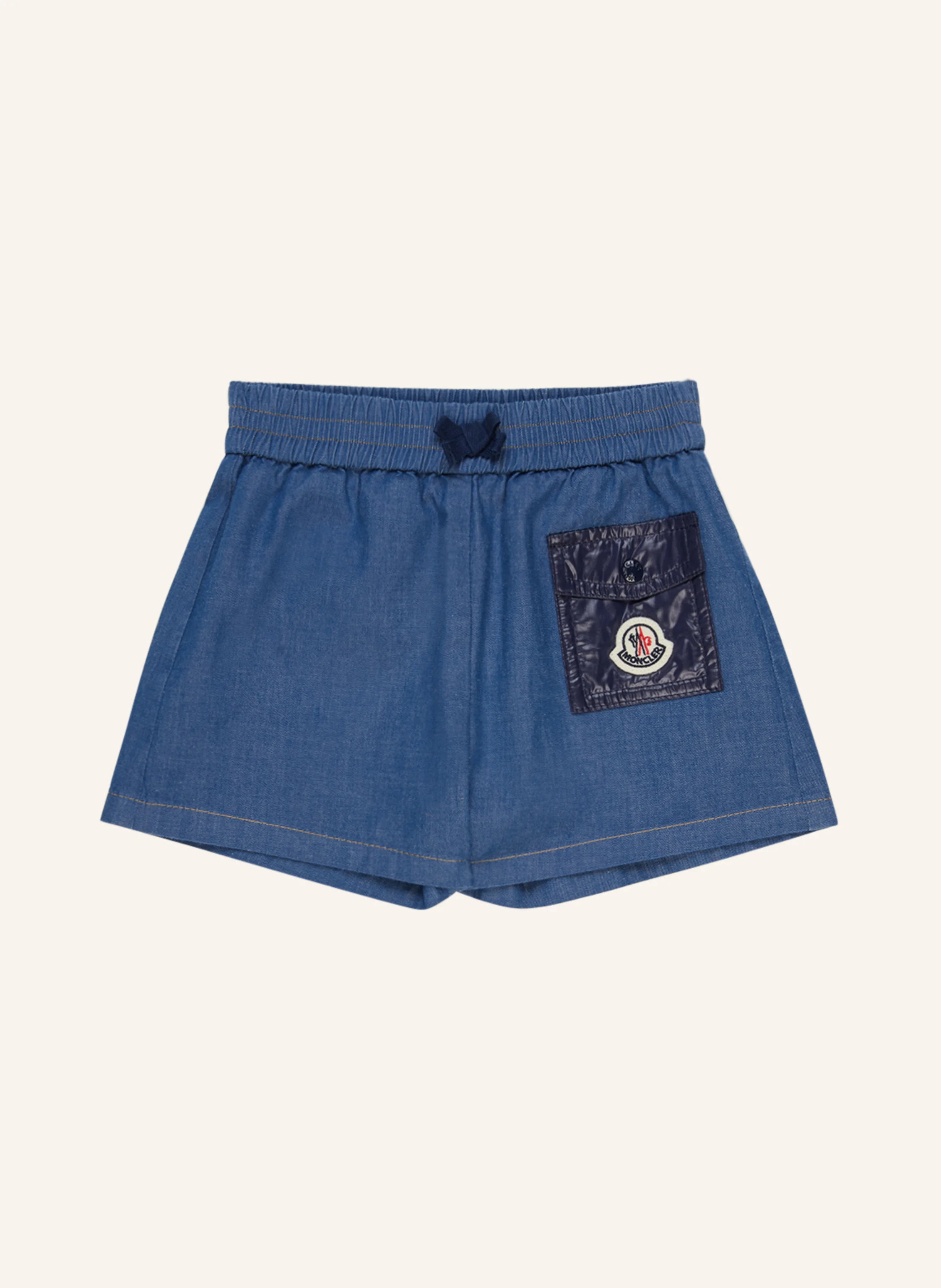 MONCLER enfant Shorts in Jeansoptik